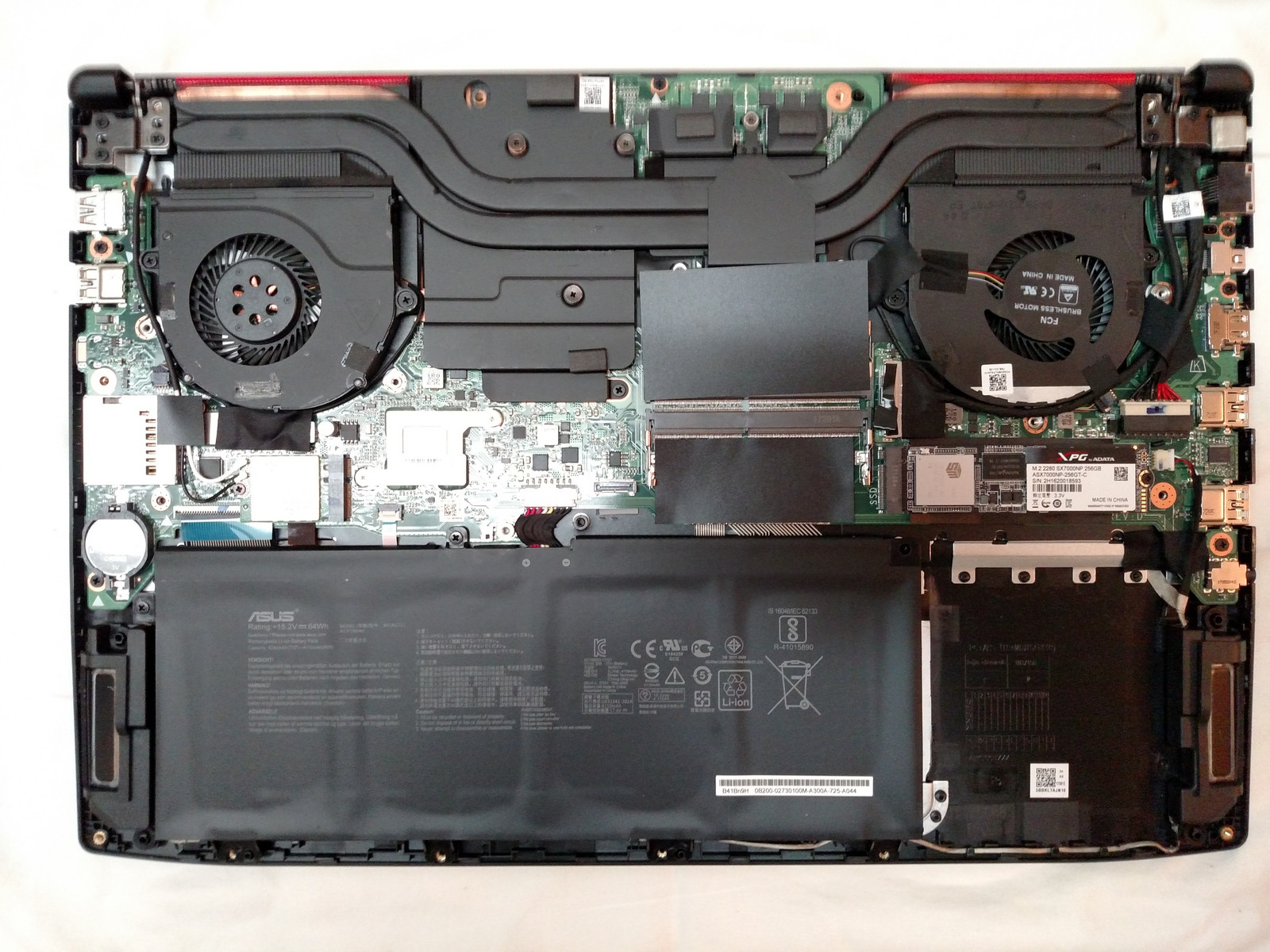 Asus ROG Strix GL503VD Hero Edition Cooling setup Pemmzchannel