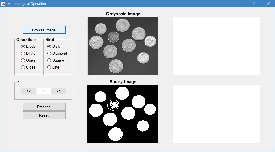 morphological operation | Pemrograman Matlab