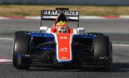Rio Haryanto Pebalap Manor Racing asal Indonesia