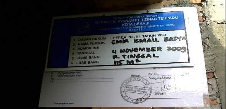 Batalkan Perda IMB
