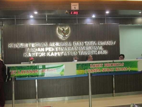 Pelayanan Kantor Pertanahan