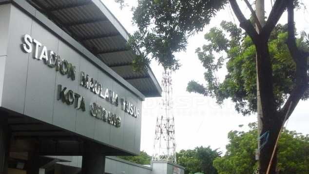 Relokasi PKL di Stadion Maulana Yusuf Kota Serang