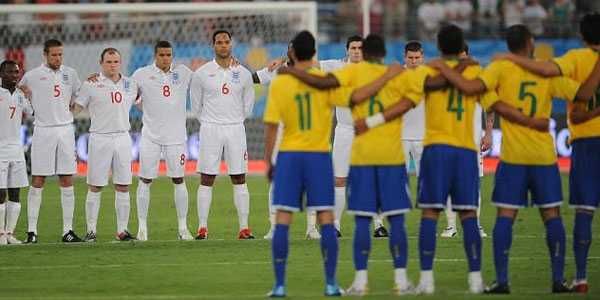 Laga Persahabatan, Inggris vs Brasil