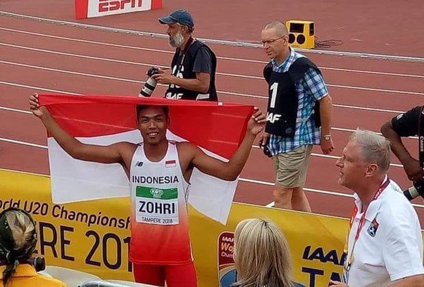 Muhammad Zohri Sprinter Indonesia