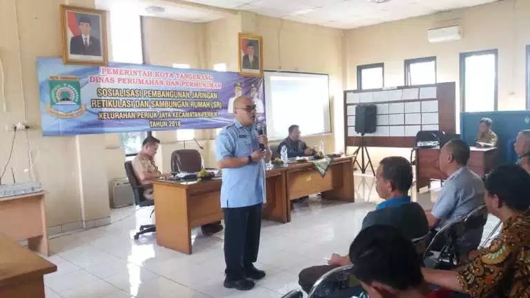 program gerebek saluran rumah PDAM TB