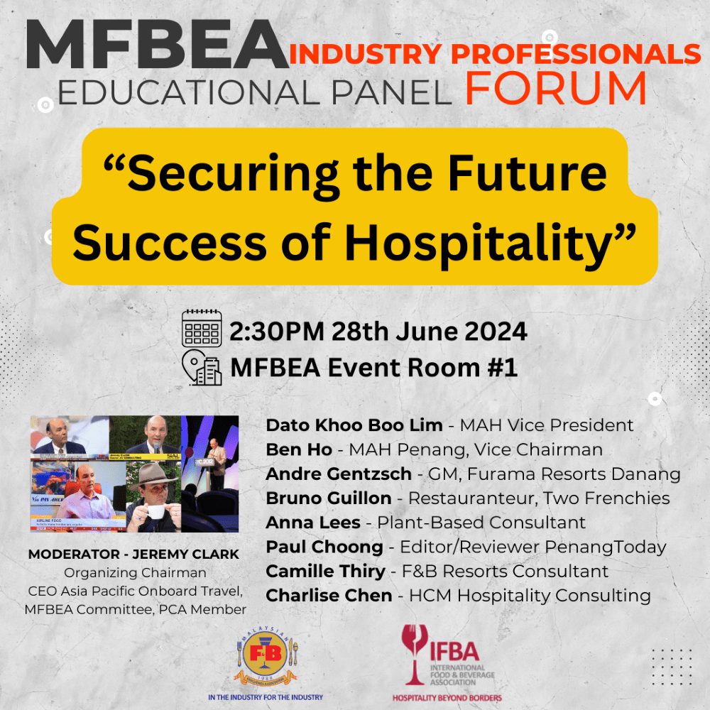 Malaysia Food & Beverage Executives Association showcase this weekend