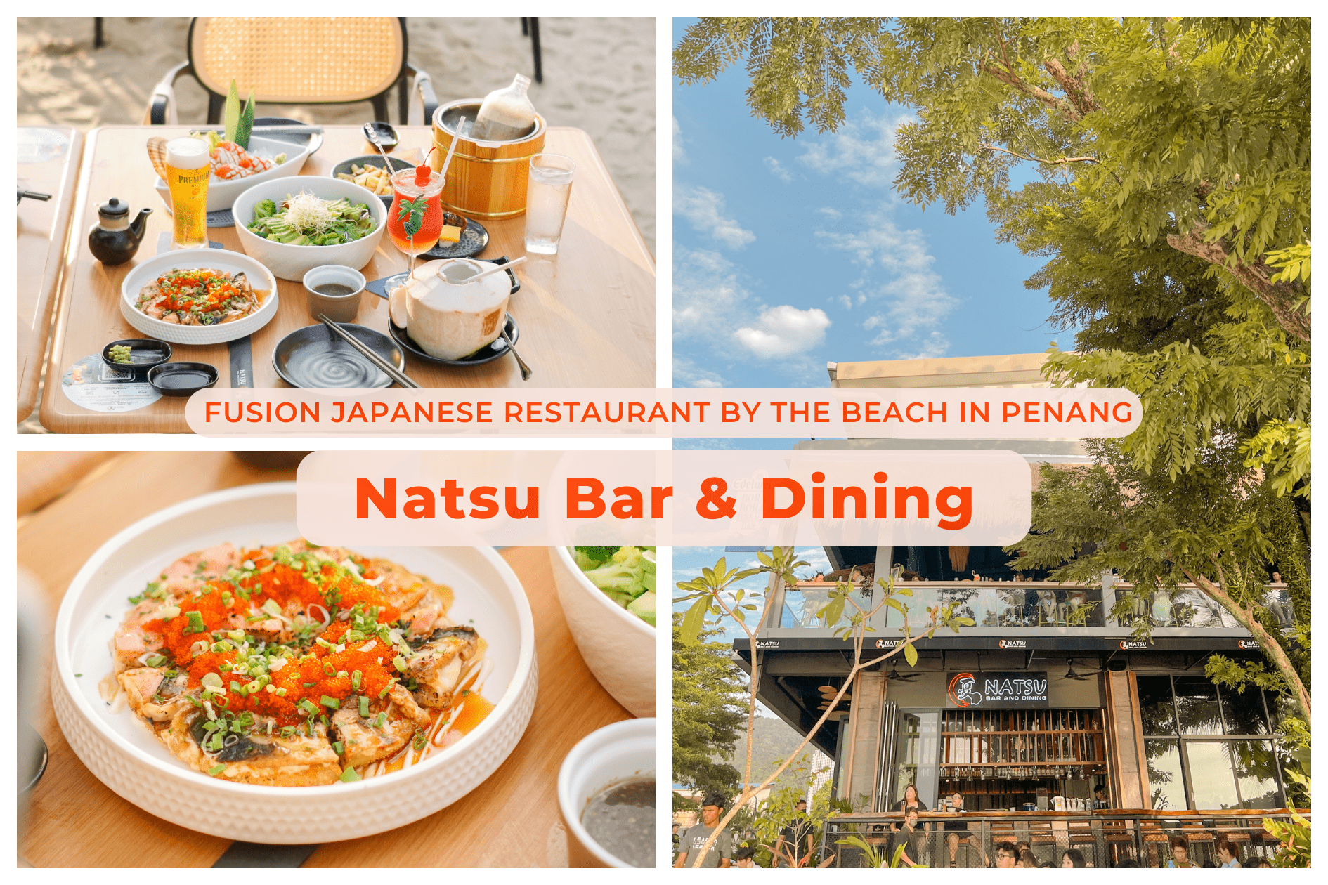 Natsu Bar & Dining Fusion Japanese Restaurant by the Beach in Penang