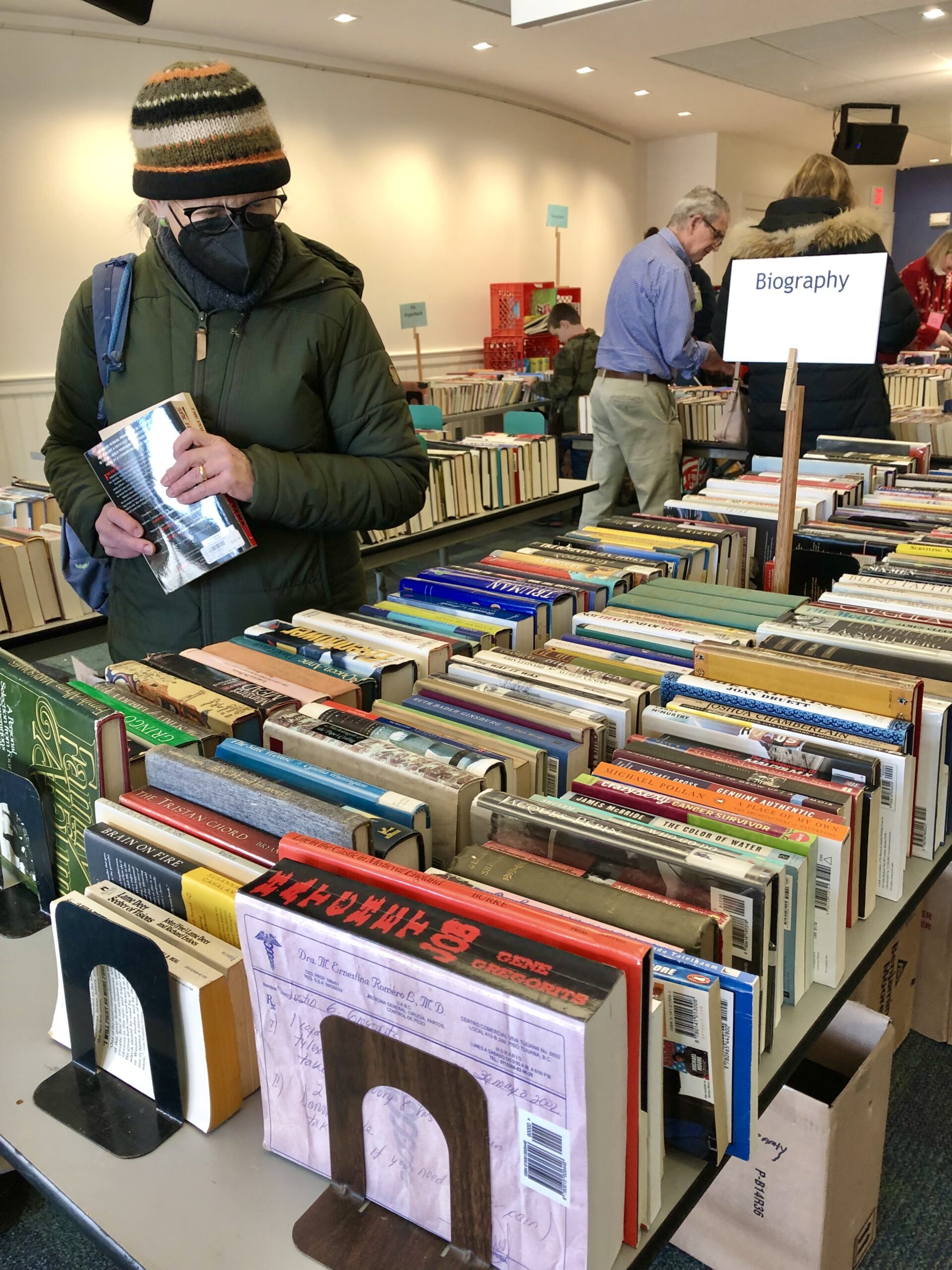Big Book Sale at the Rockport Library on Donut Festival Weekend
