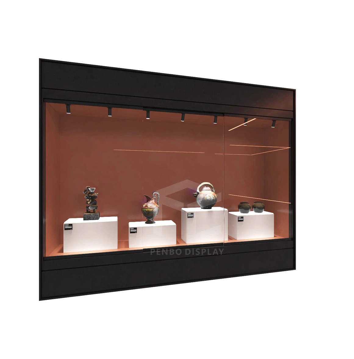 Best Wall Mounted Museum Display Cases for Sale_PenboDisplay