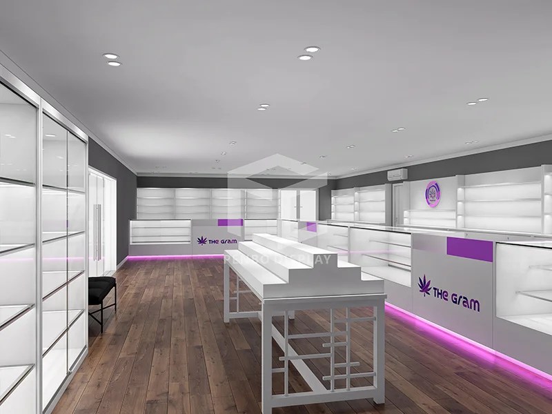 Custom Smoke Shop Display Showcase & Free Shop Design _penbodisplay