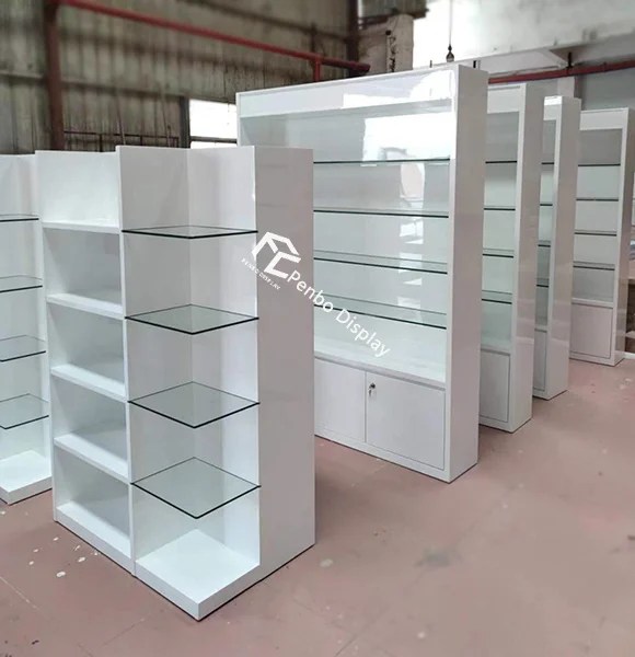 Custom quality pharmacy shelves optimize store organization