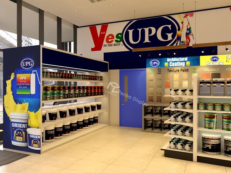 Highend Paint Store Displays for Sale Penbo Display