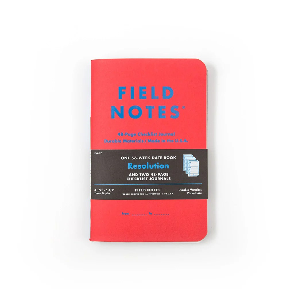 Field Notes Resolution Get Organized