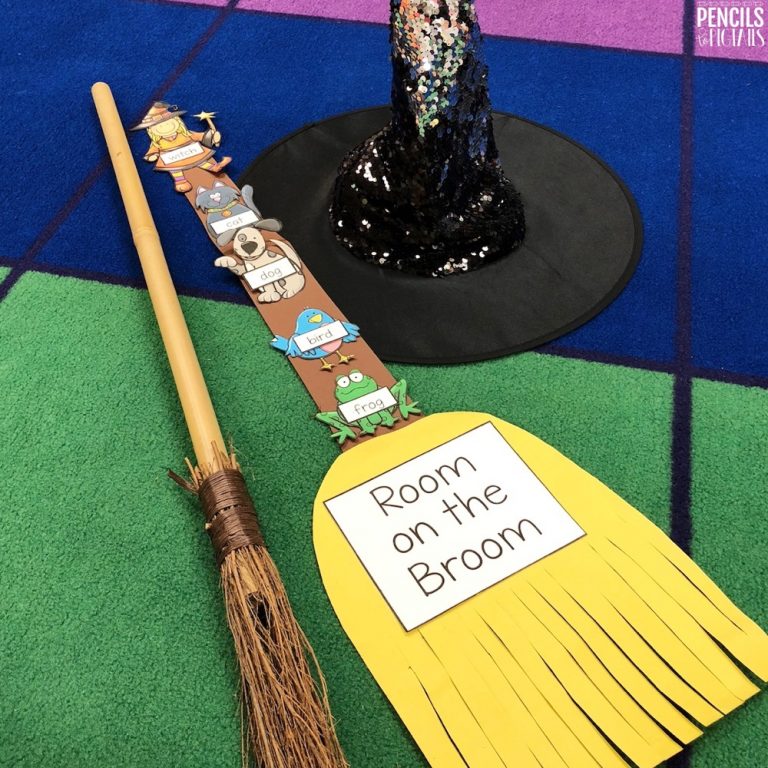 Room on the Broom Sequencing Freebie for Halloween Pencils to Pigtails