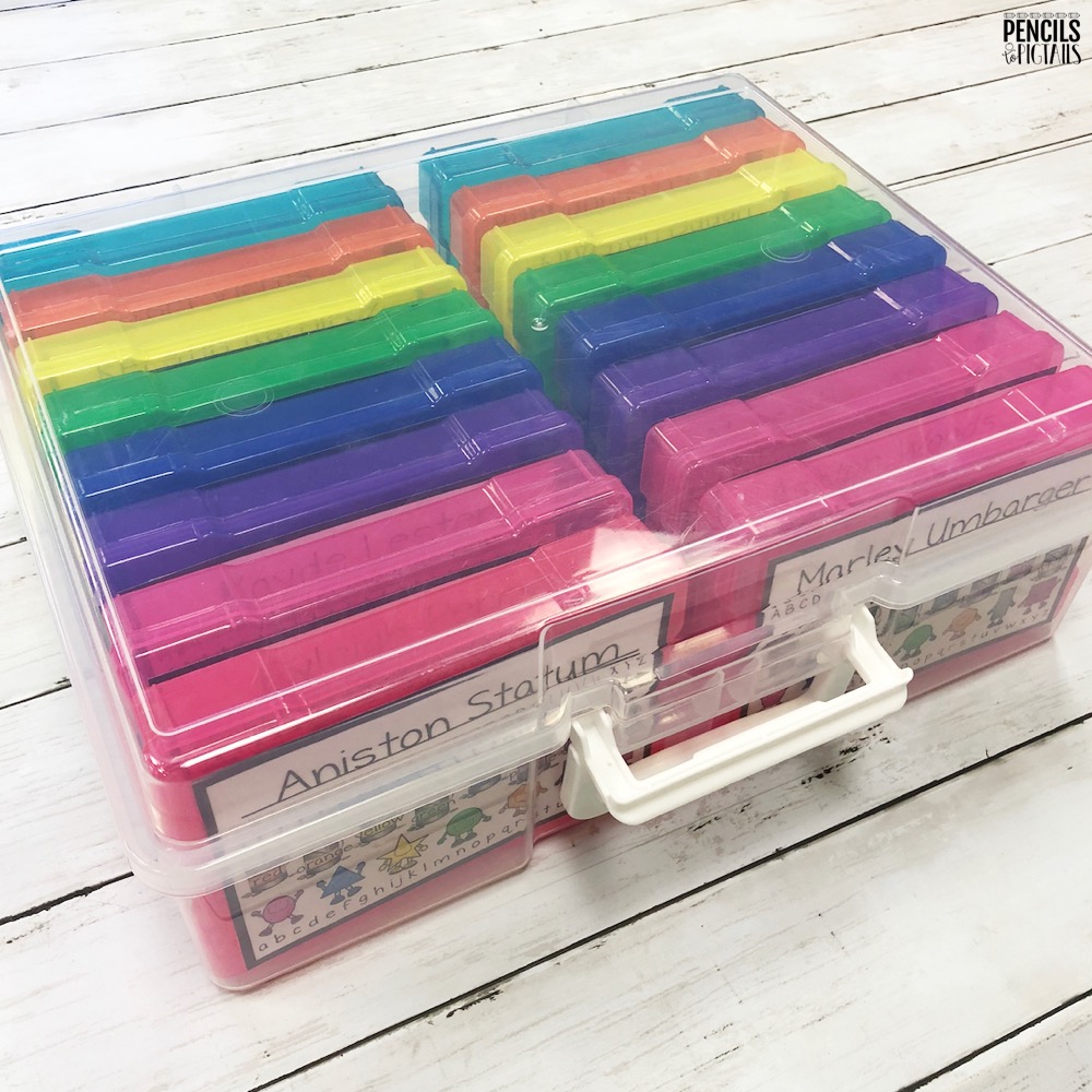 Differentiated Task Boxes to End Trips to the Copier Pencils to Pigtails