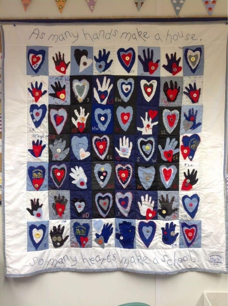 Malvern Quilt Festival FIRST PRIZE! CofE School