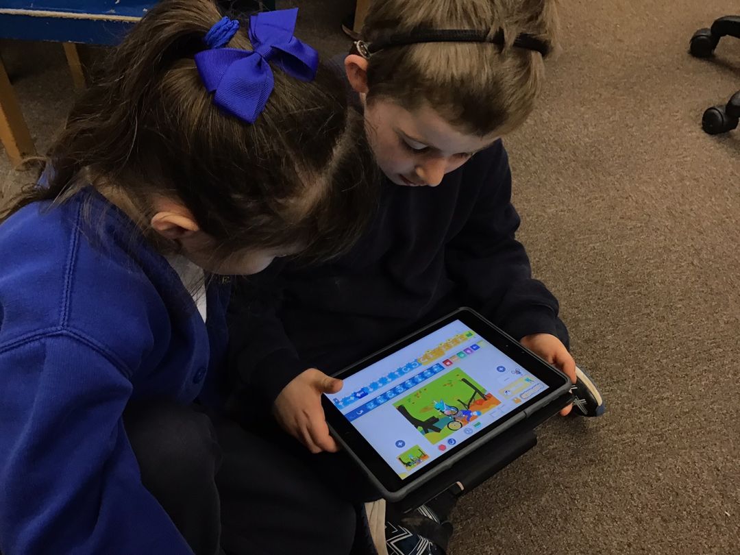 Scratch Jr in Cherry Class CofE School