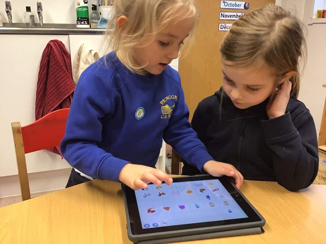 Scratch Jr in Cherry Class CofE School