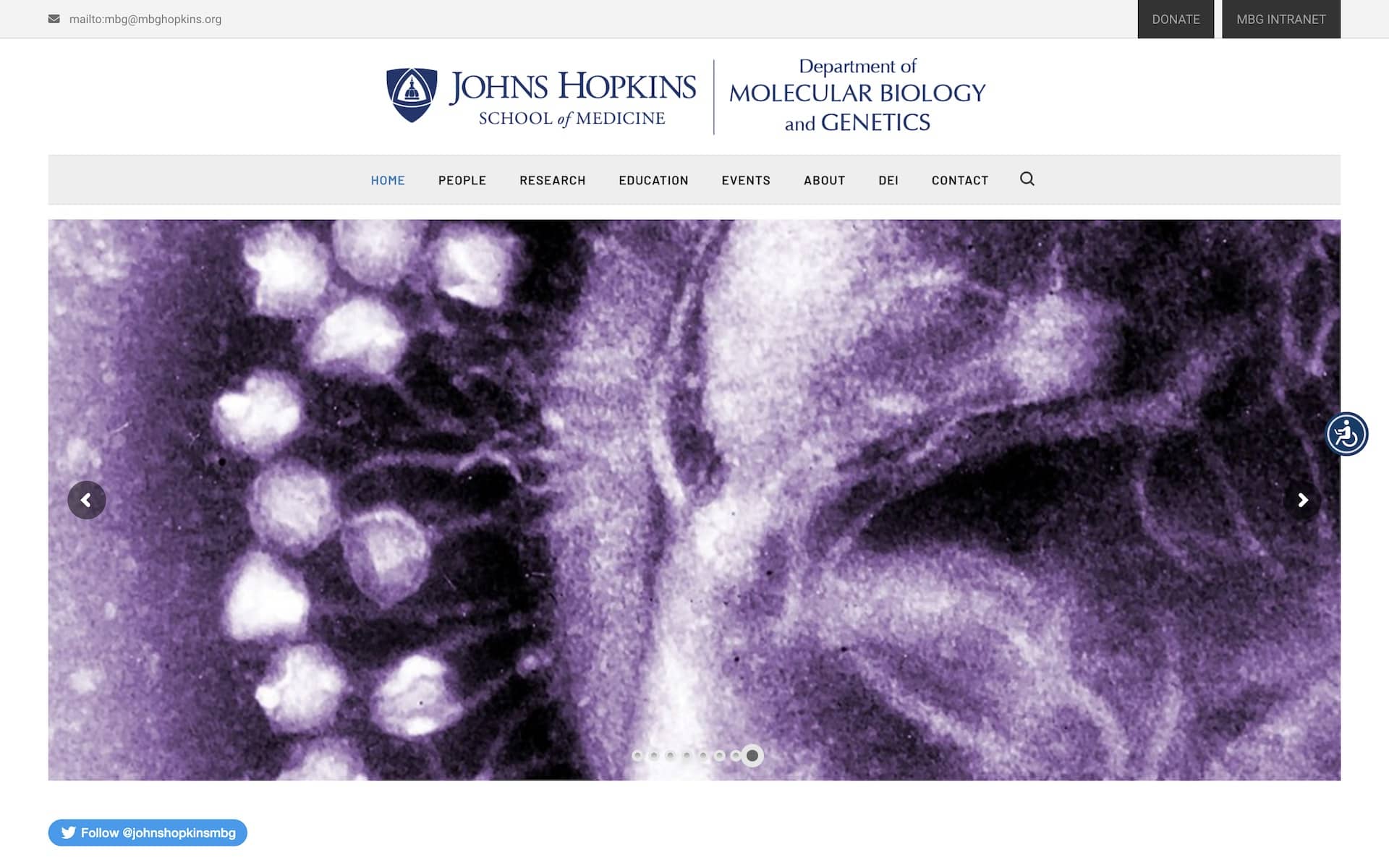 Johns Hopkins Department of Molecular Biology and Pendari, Inc.