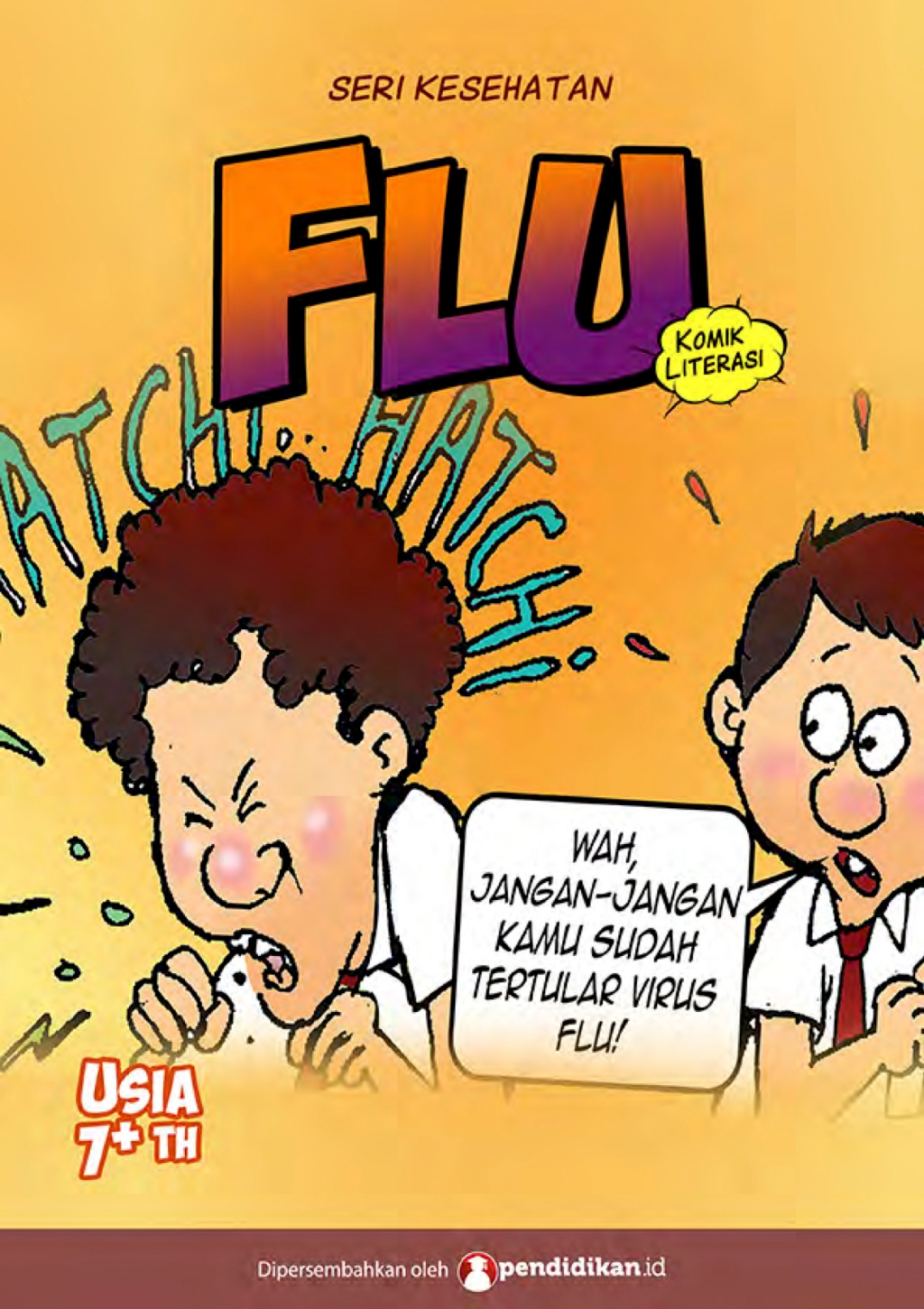 Komik Edukasi Anakanak Jangan Anggap Remeh Penyakit Flu