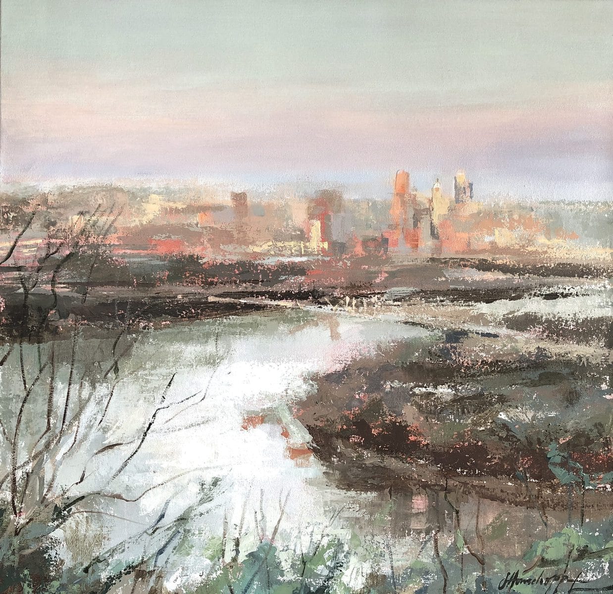 Sunset Reflections Pendleton Art Center