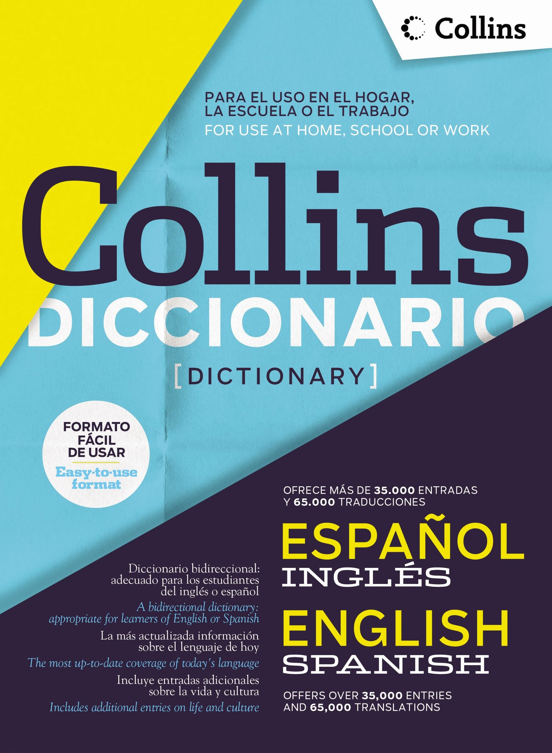 Diccionario Collins Español Inglés. Libro en papel. 9780718036508