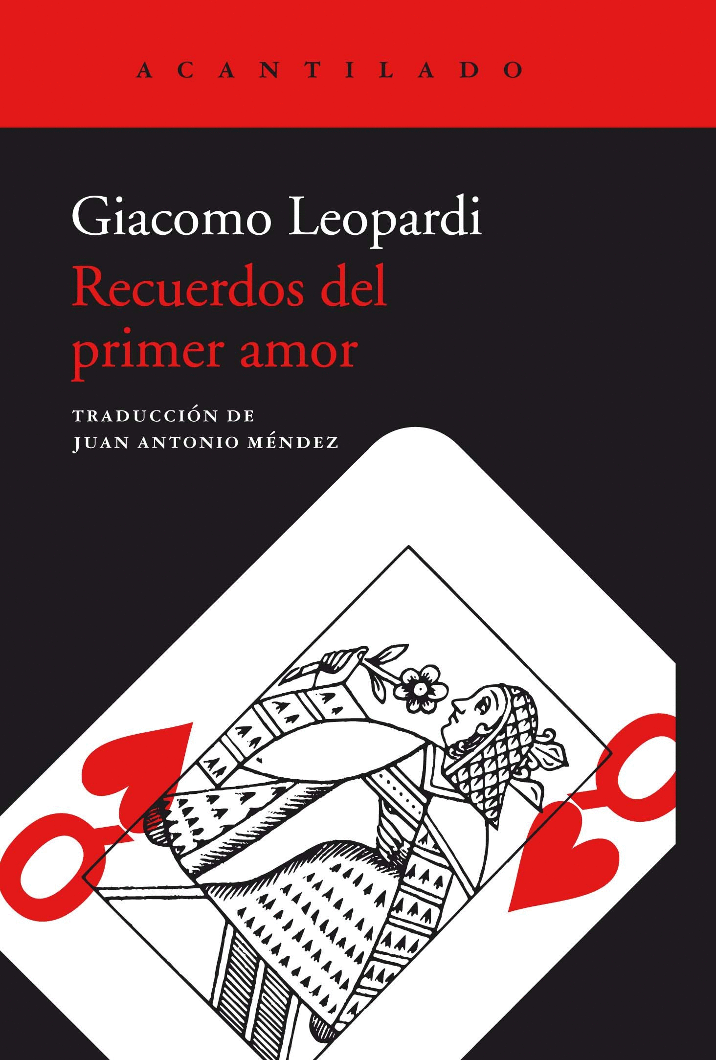 Recuerdos del primer amor. Leopardi, Libro en papel