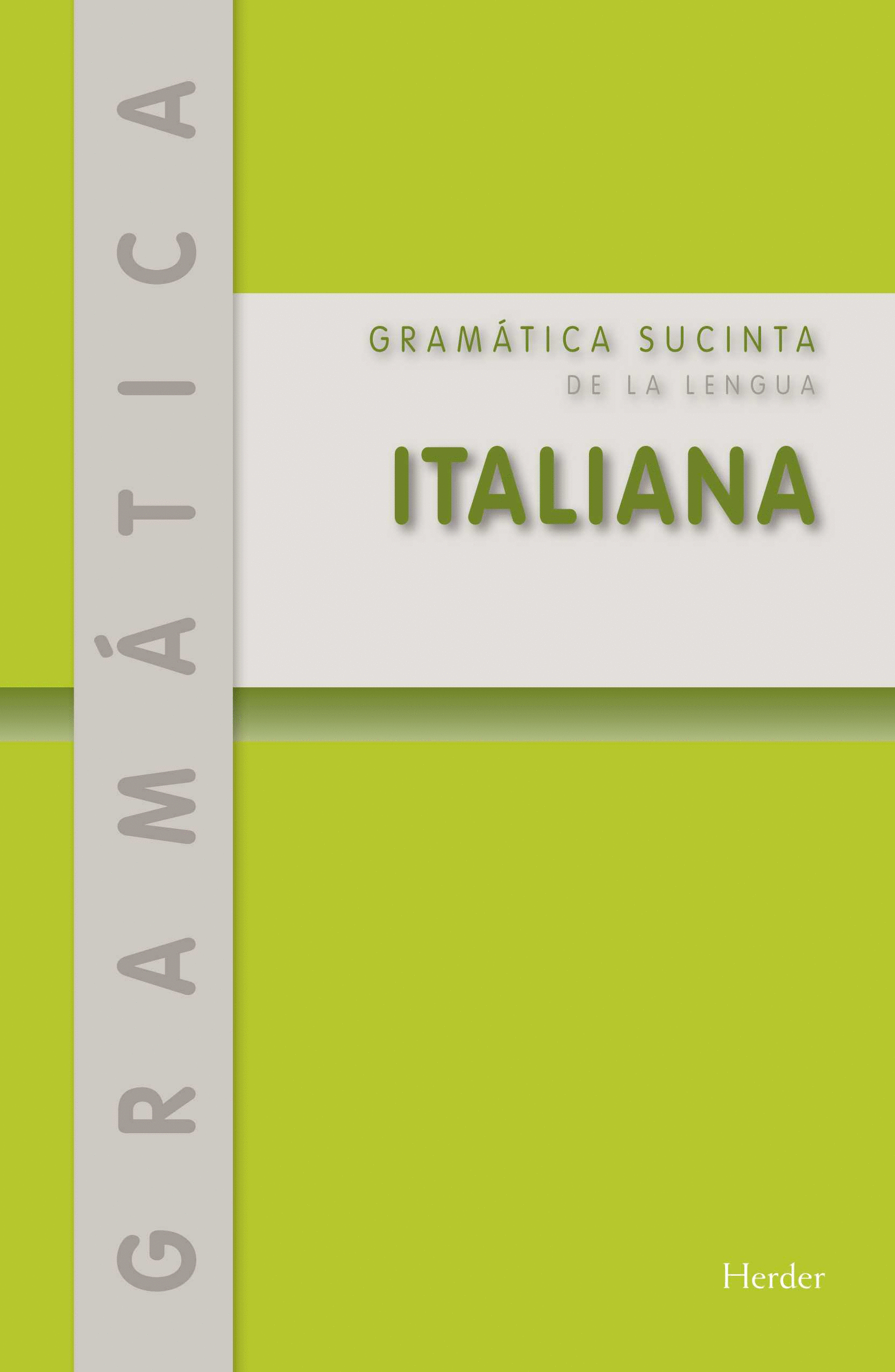 Gramática sucinta de la lengua italiana. Pavía, Luigi. Libro en papel