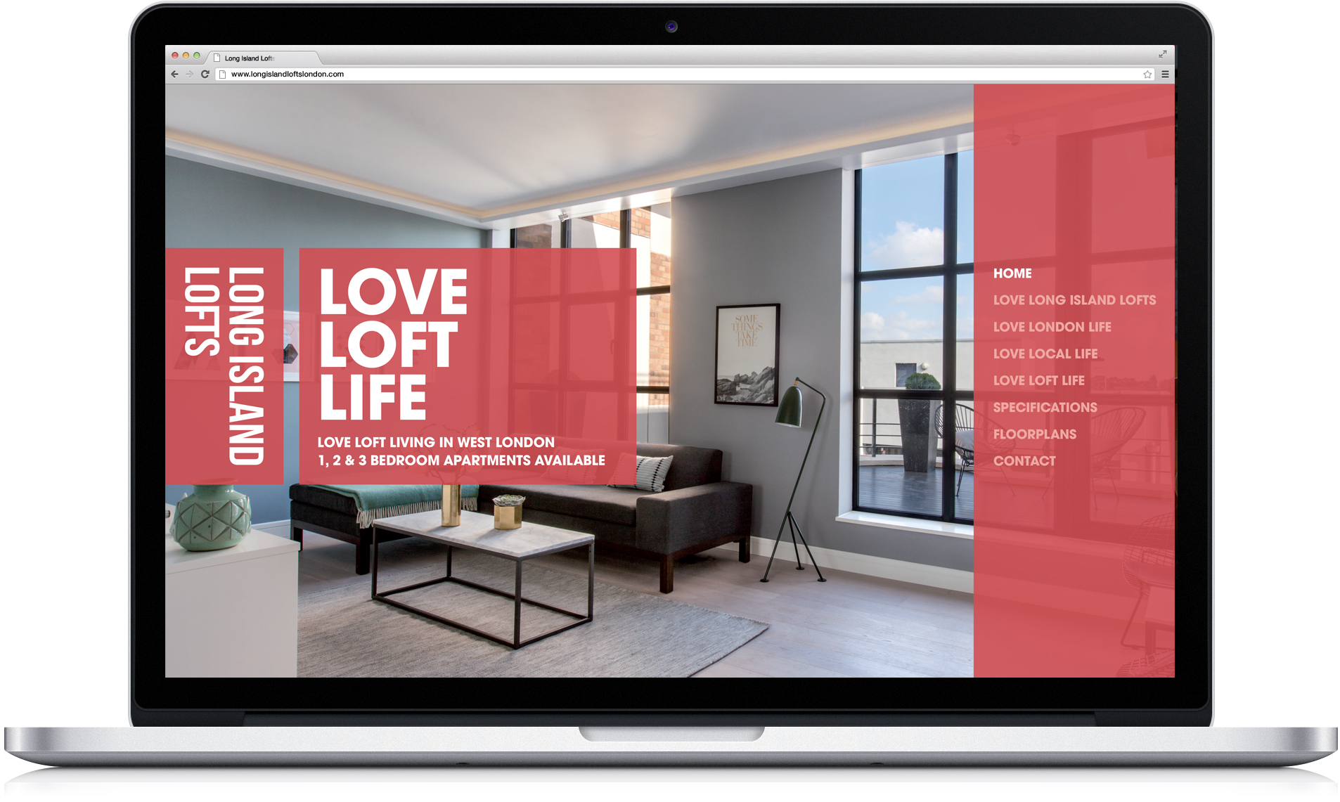 Responsive website design for London property developer