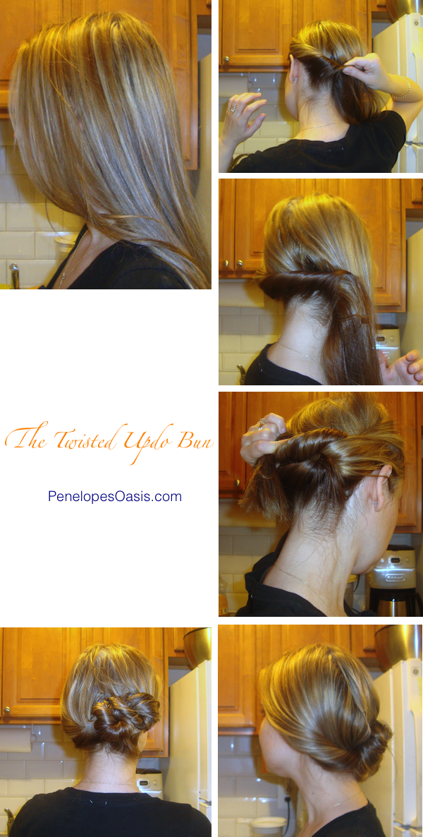 The Twisted Updo Hairstyle Tutorial » Penelope Guzman New York