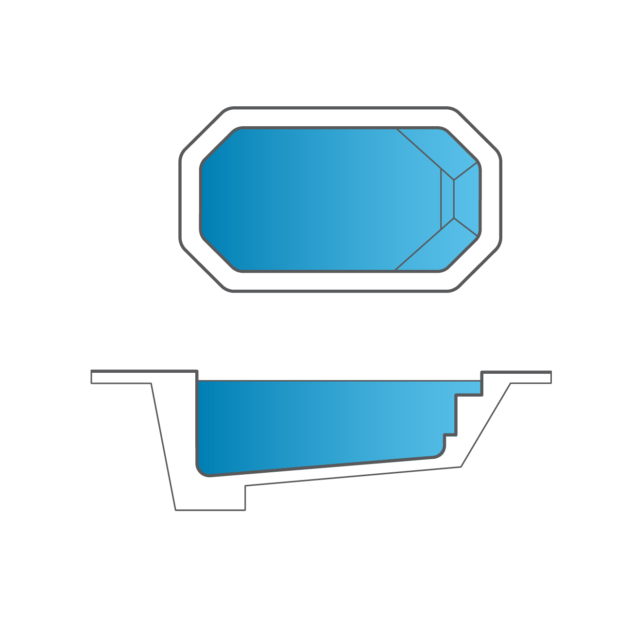 Jade Fibreglass Swimming Pool NZ Penguin Pools