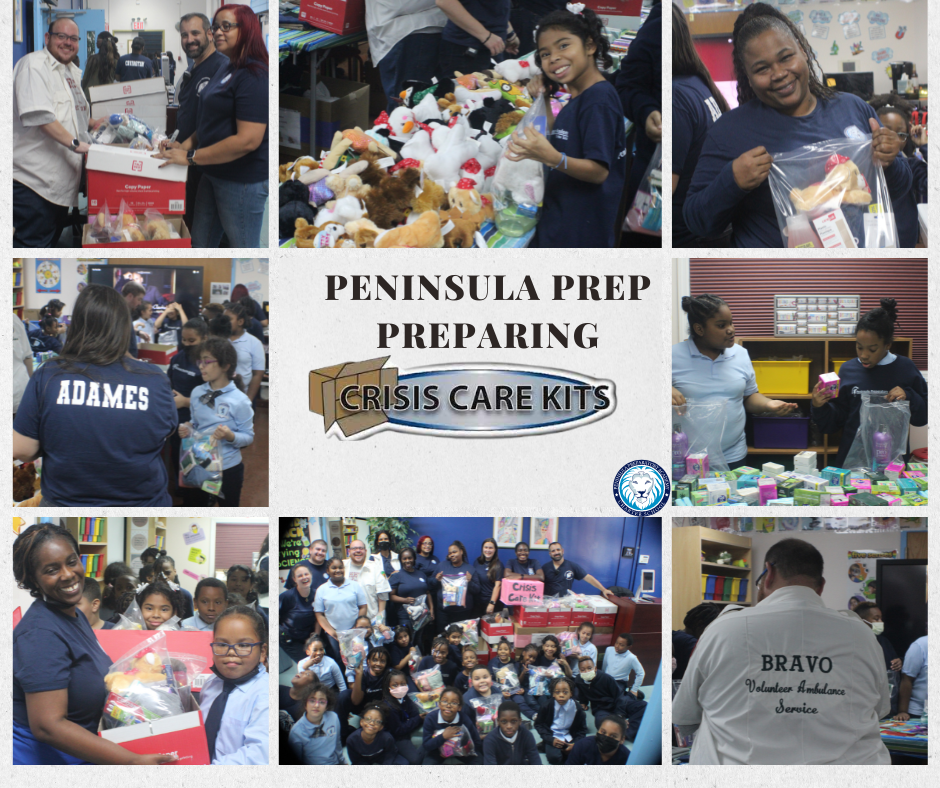 Hurricane Relief Crisis Care Kits - Peninsula Preparatory Academy