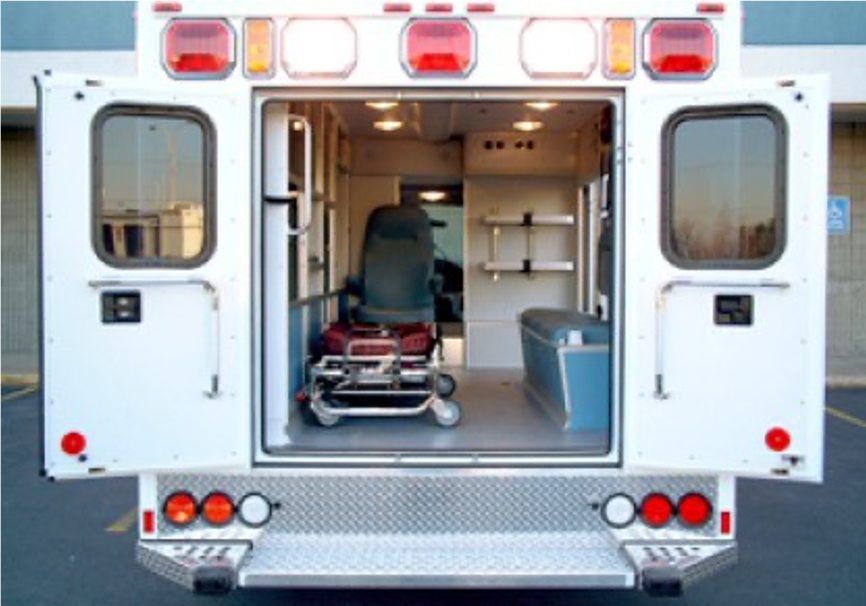 Cleaning EMS Transport Vehicles after Treatment of Patient with