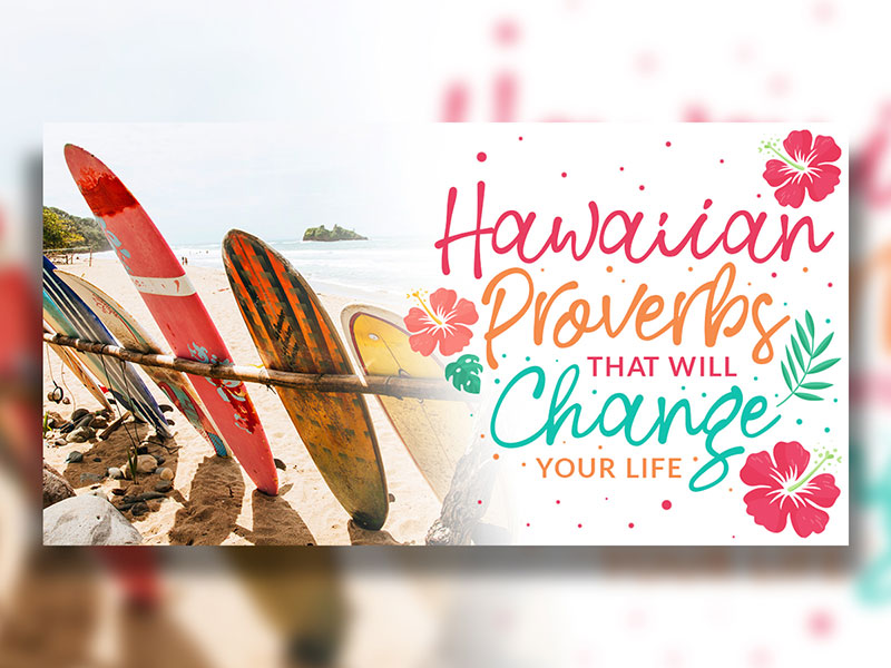 Hawaiian Proverb banner Unlimited Graphic Design Service