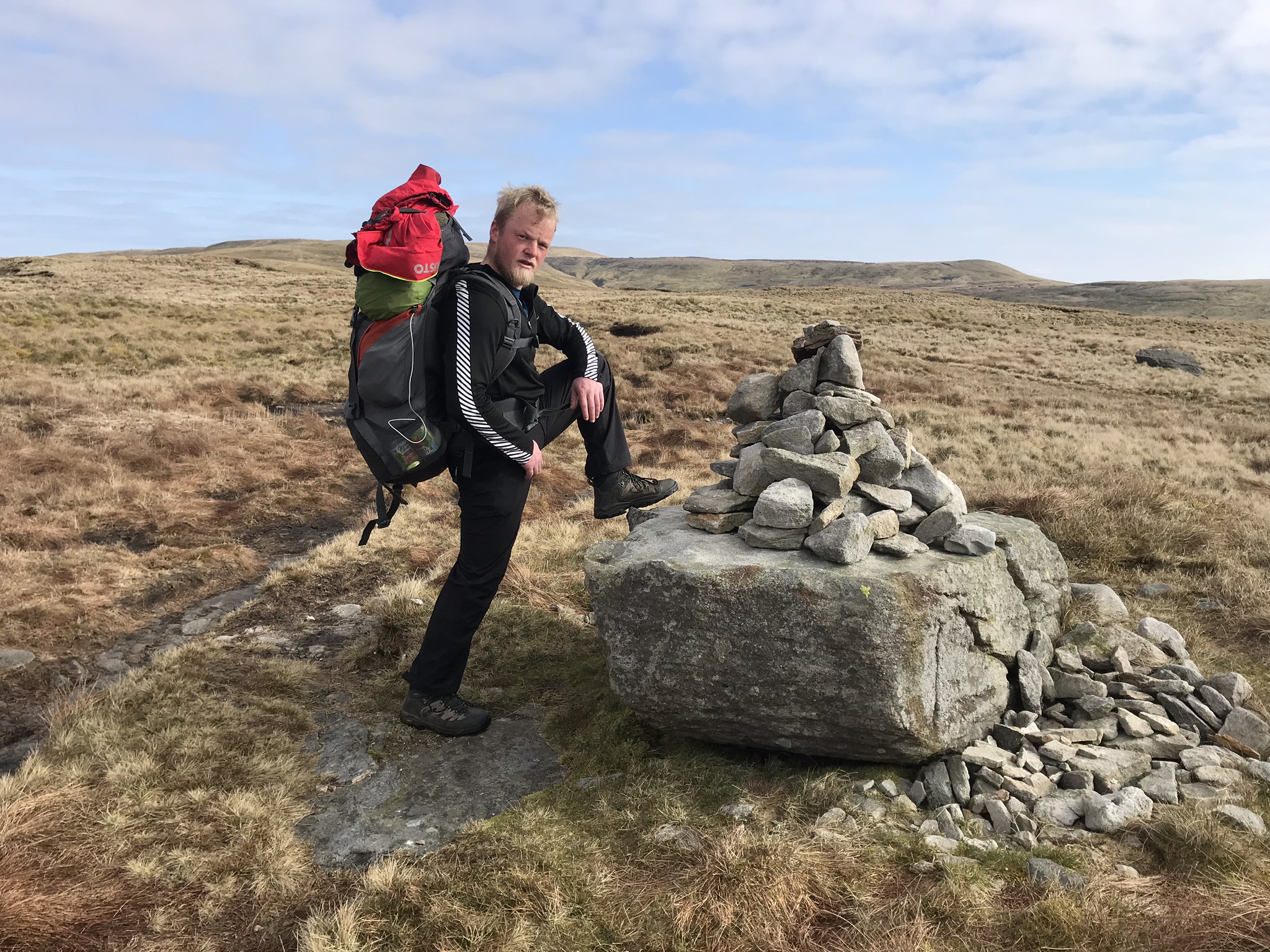 Pennine Way Al on Great Shunner Fell