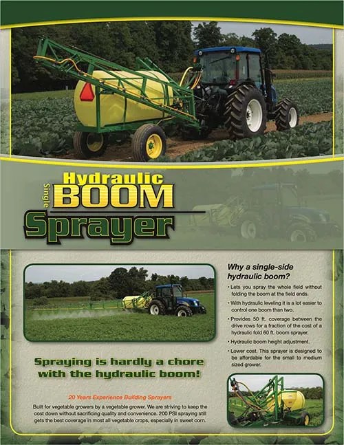 Easy & Affordable Single Boom Sprayers for Farmers