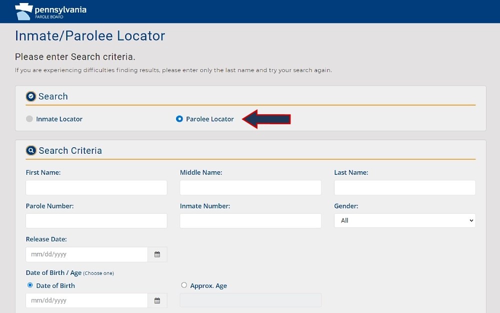 Perform a Free Pennsylvania Parole Search (Absconder Lookup)
