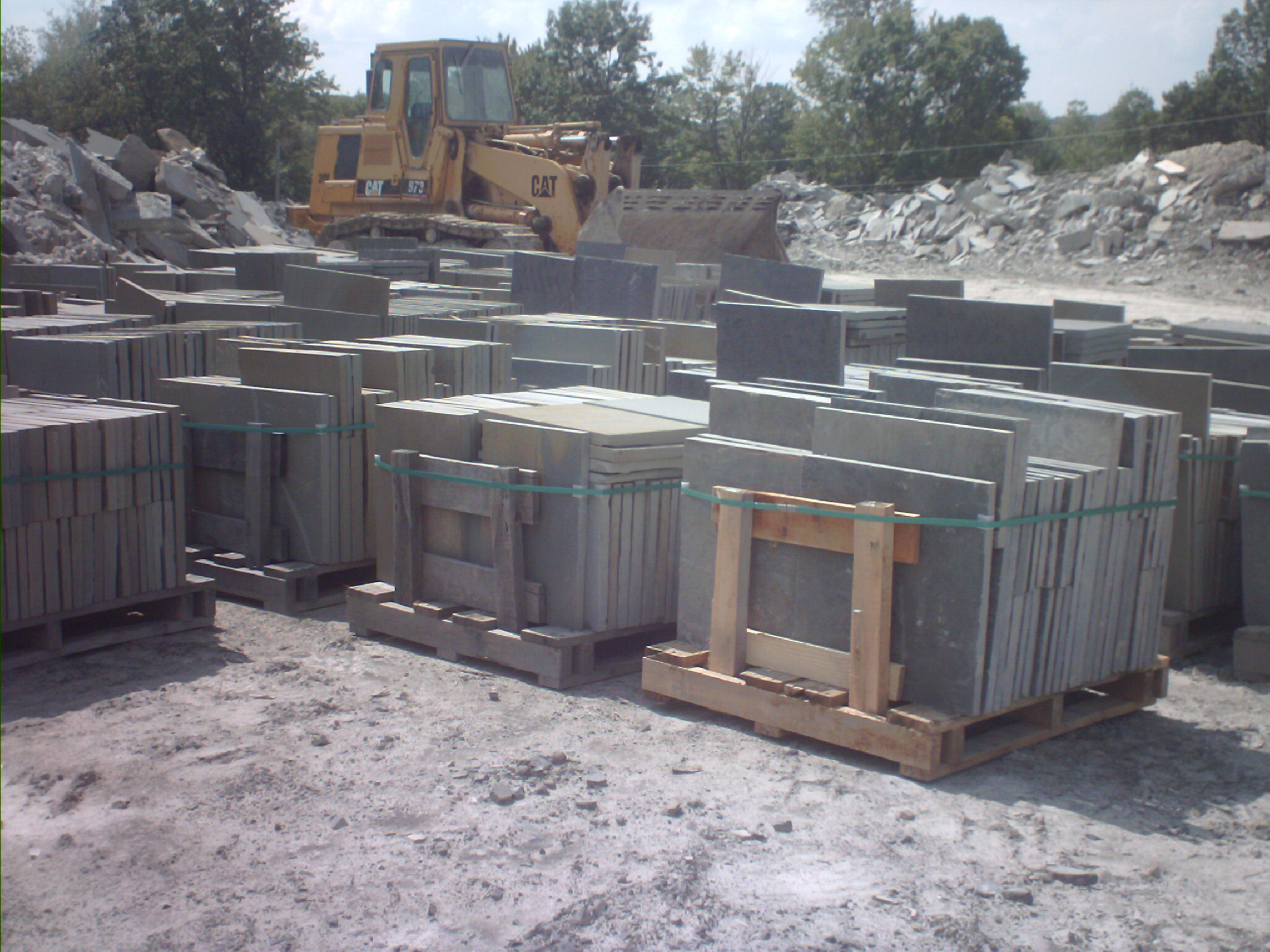 Bluestone prepared and transported all over the world.