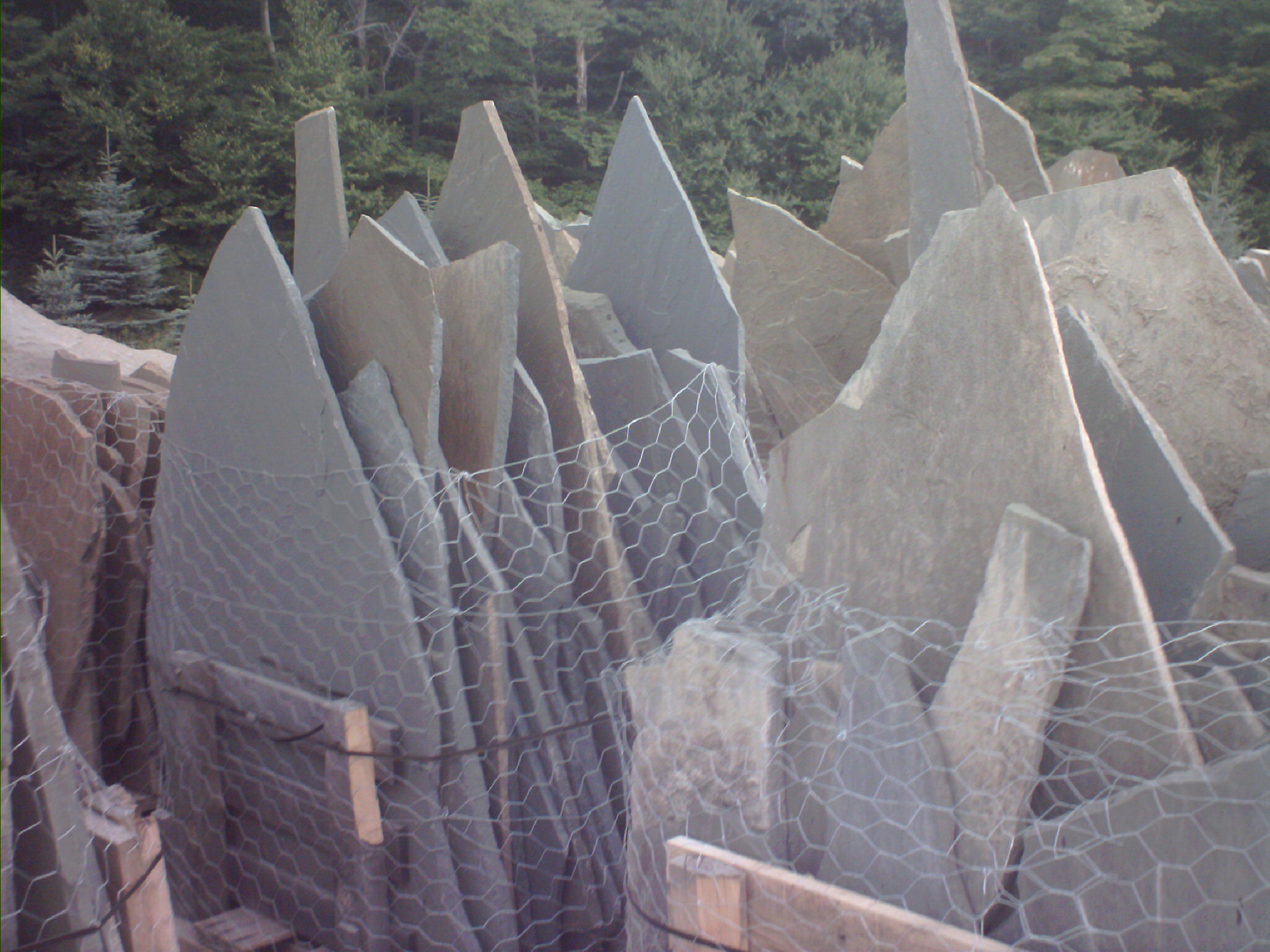 Bluestone prepared and transported all over the world.