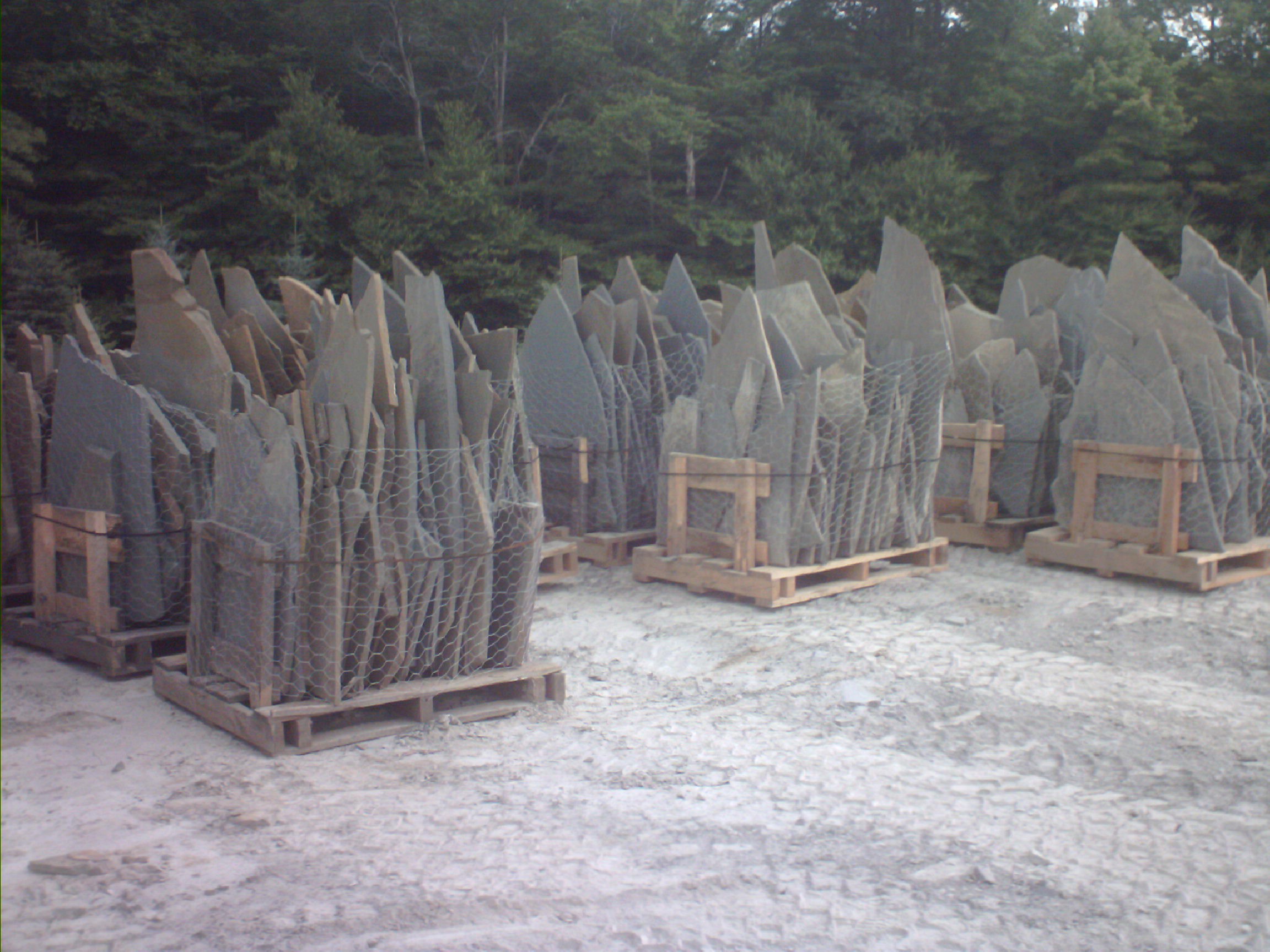 Bluestone prepared and transported all over the world.