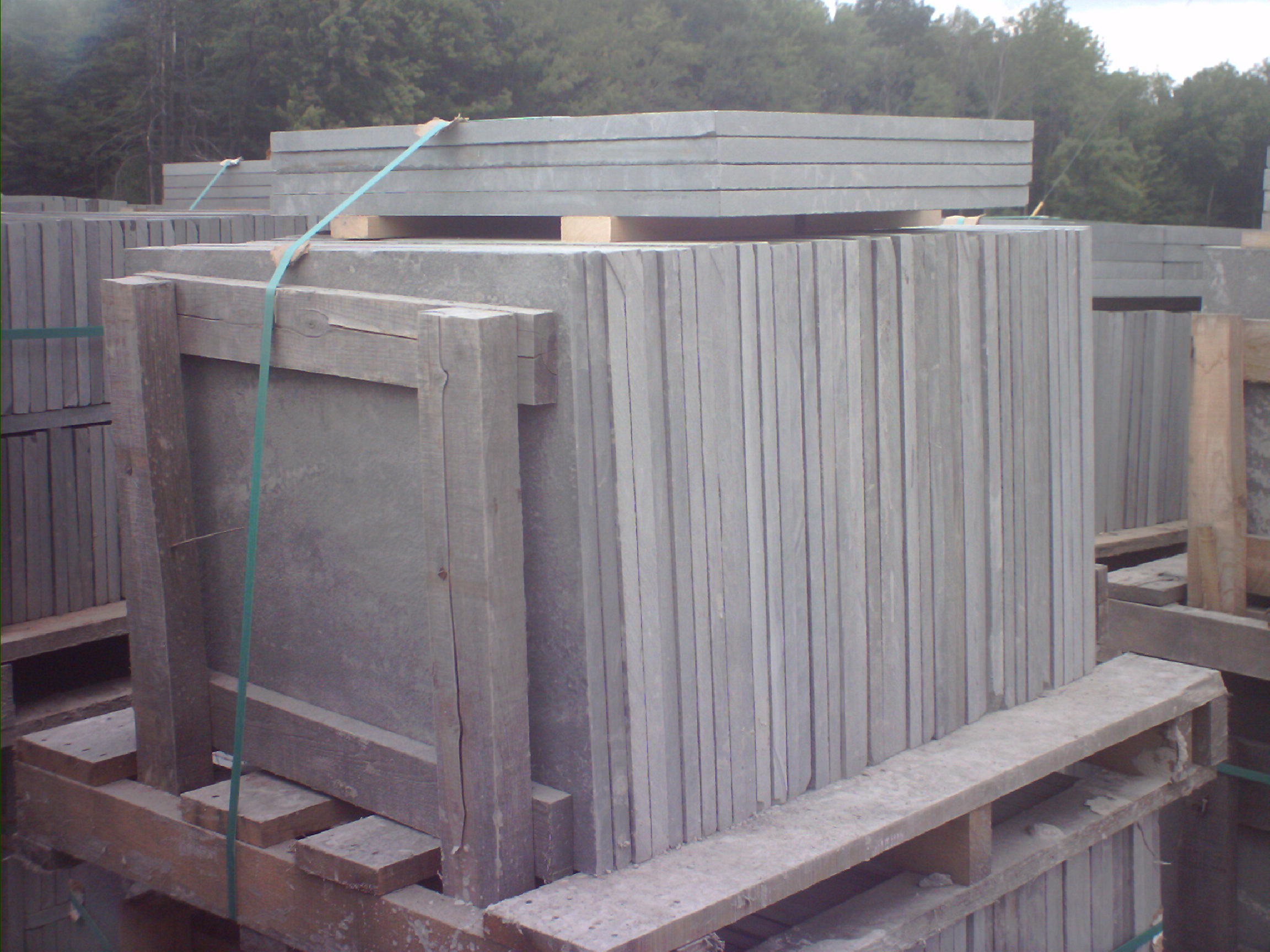 Bluestone prepared and transported all over the world.