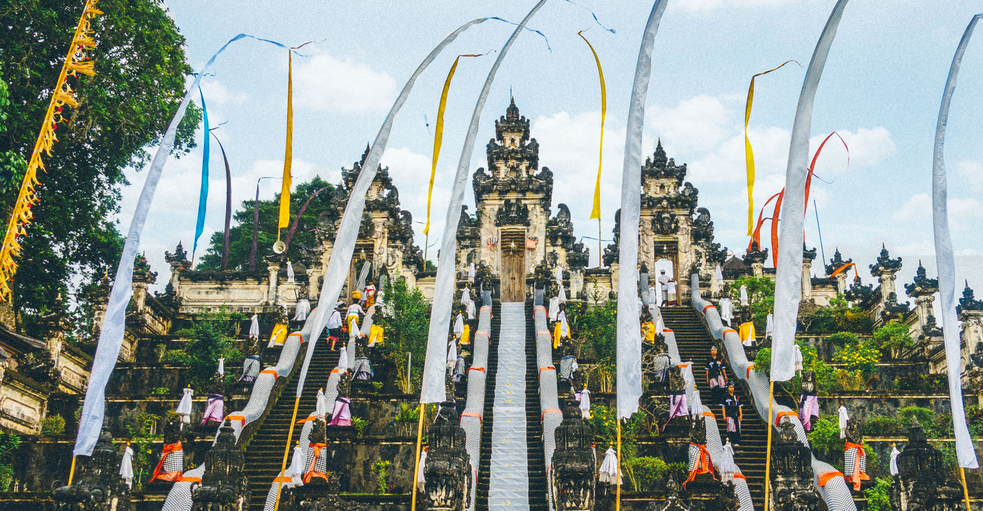 Standing In The Gates Of Heaven At Pura Lempuyang Penny Caravan