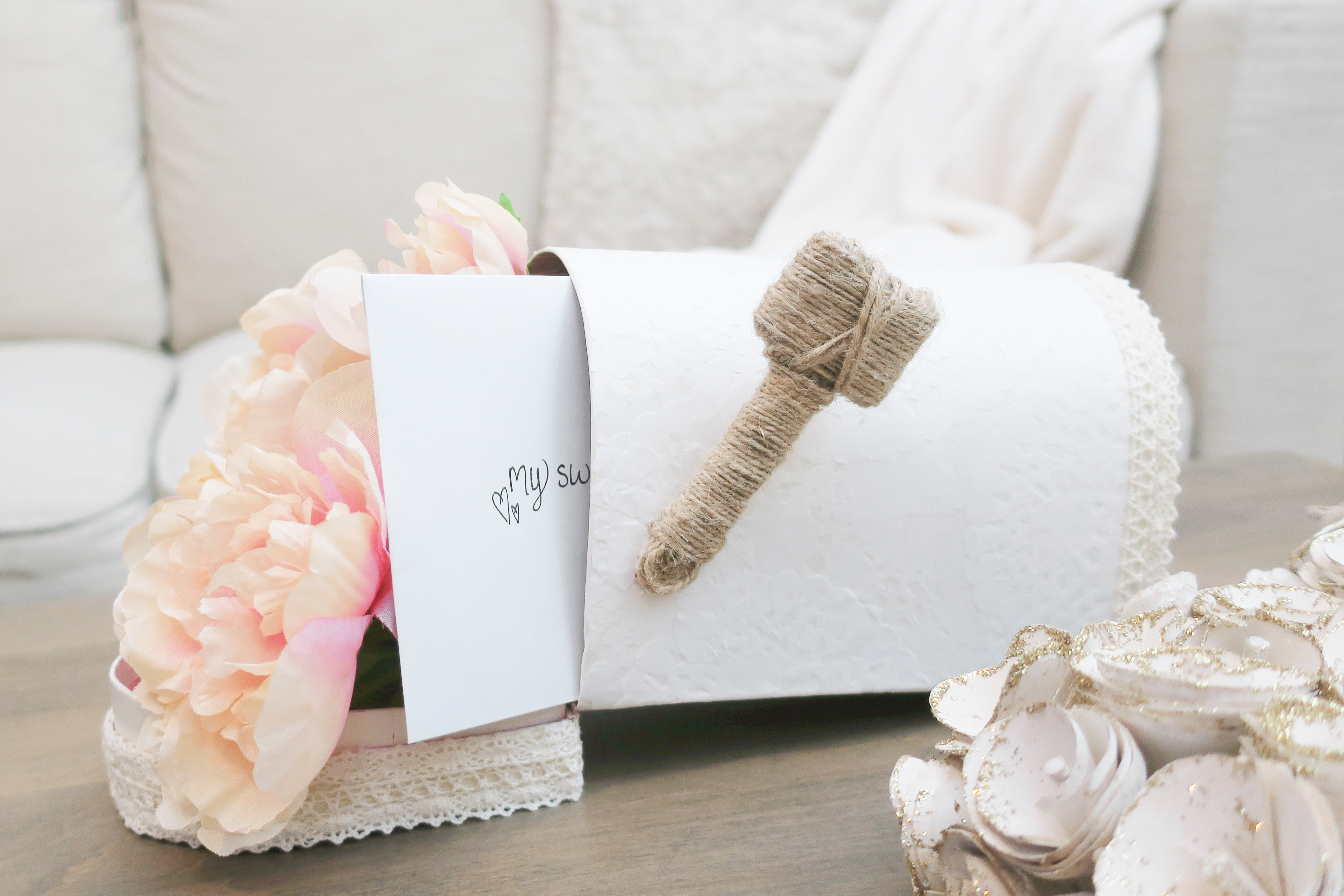 Dollar Tree Valentine's Day DIY | Farmhouse Valentine Mailbox Decor