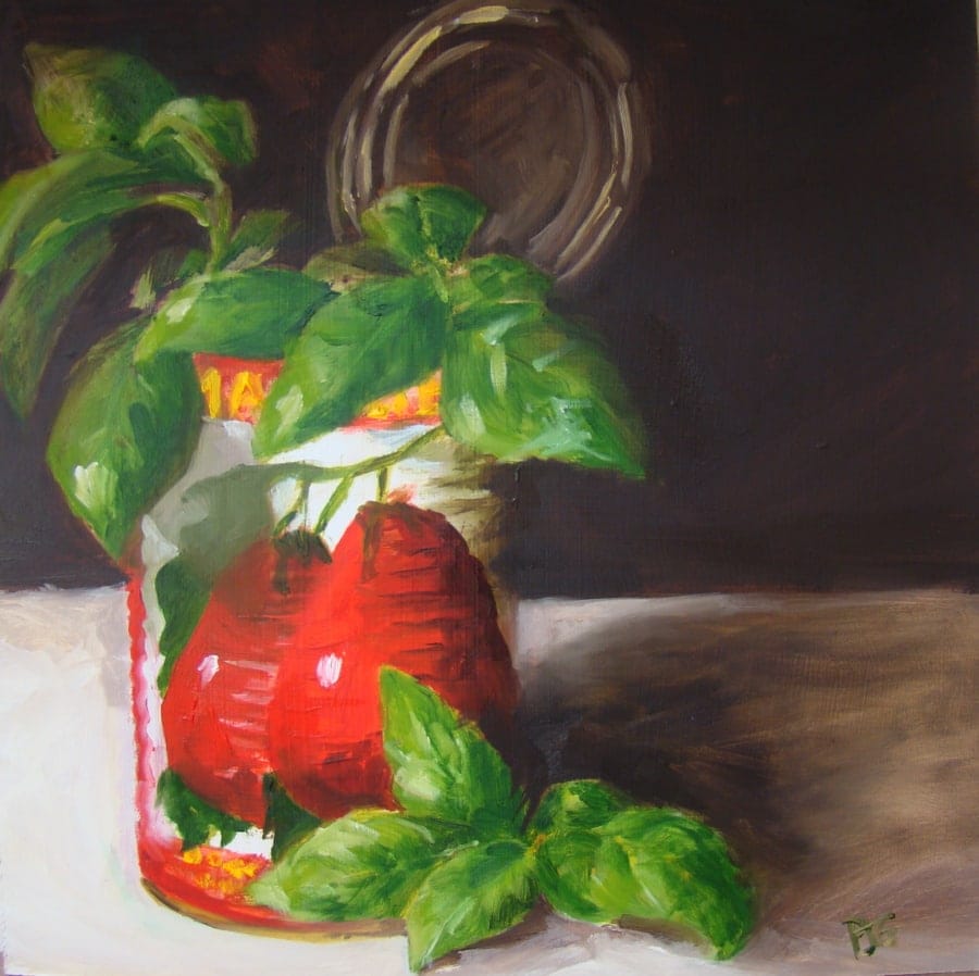 Basil in Spanish tin Penny German