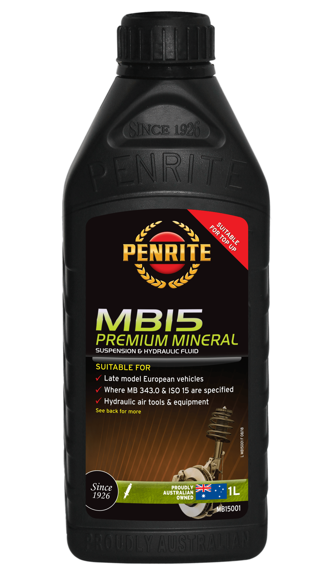MB15 SUSPENSION FLUID (MINERAL) Penrite Singapore Automotive Group