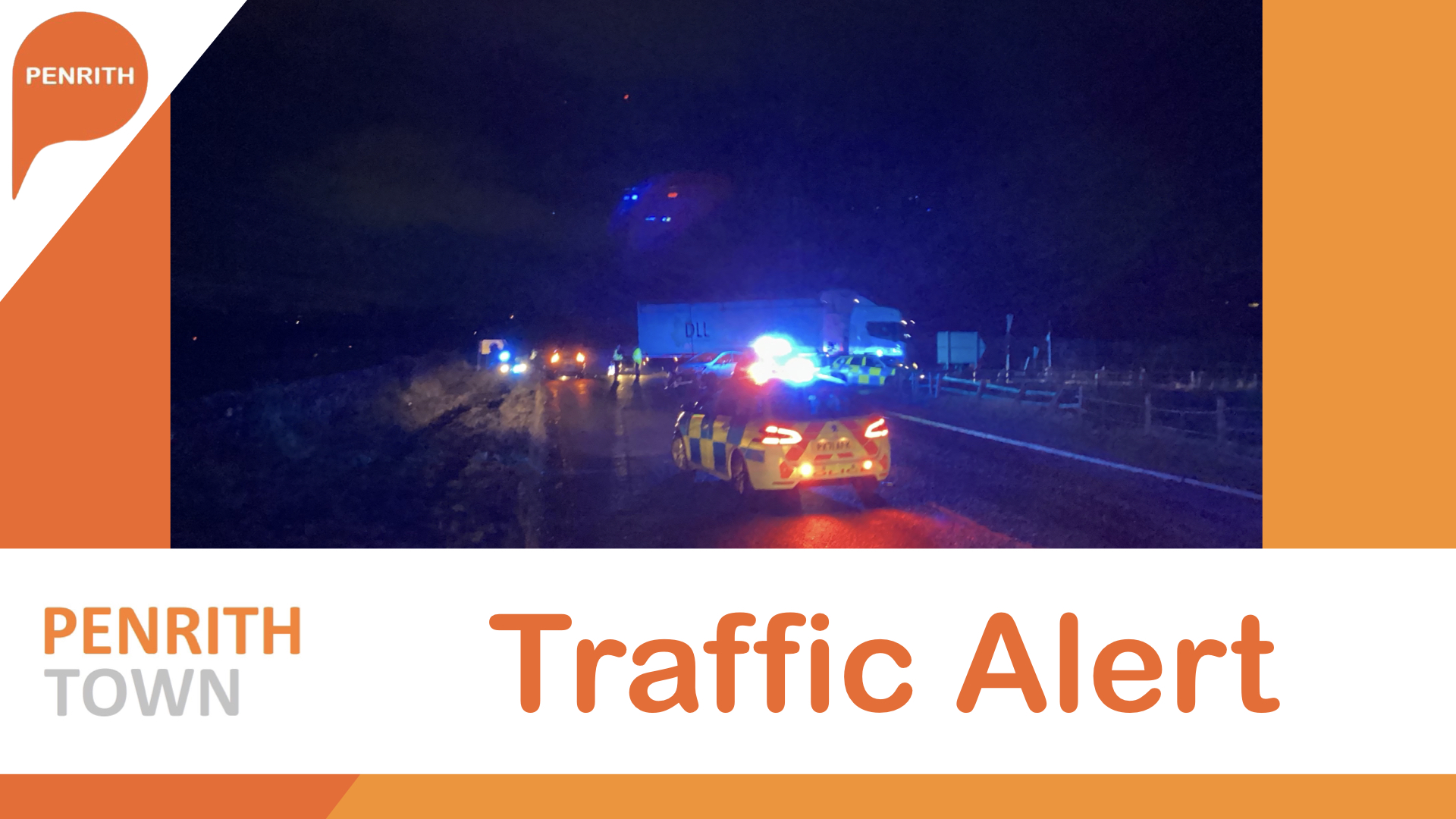 A6 Closed Between Clifton and Penrith following Serious Collision