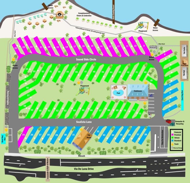 Pensacola Beach RV Parks Waterfront RV Resort