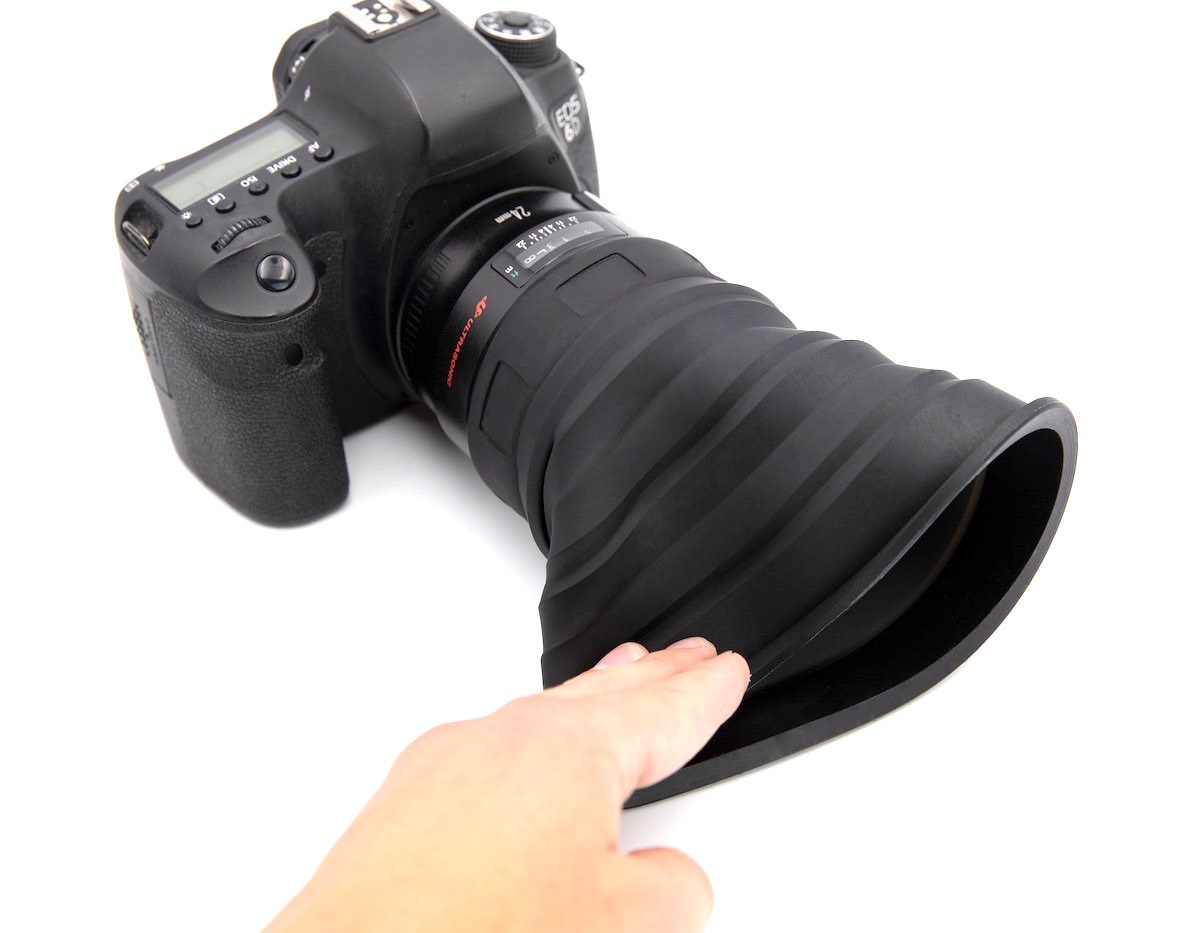 "Universal Lens Hood" project from KUVRD Pentax Rumors