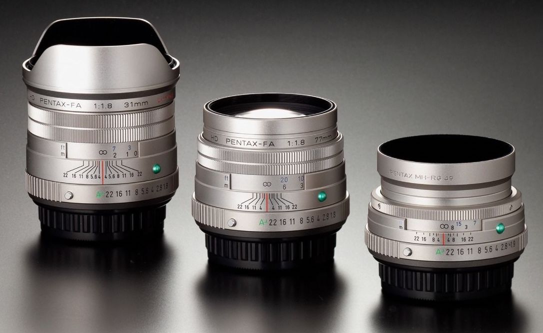 Prices of the new HD PENTAXFA Limited lenses and K1 Mark II J Limited
