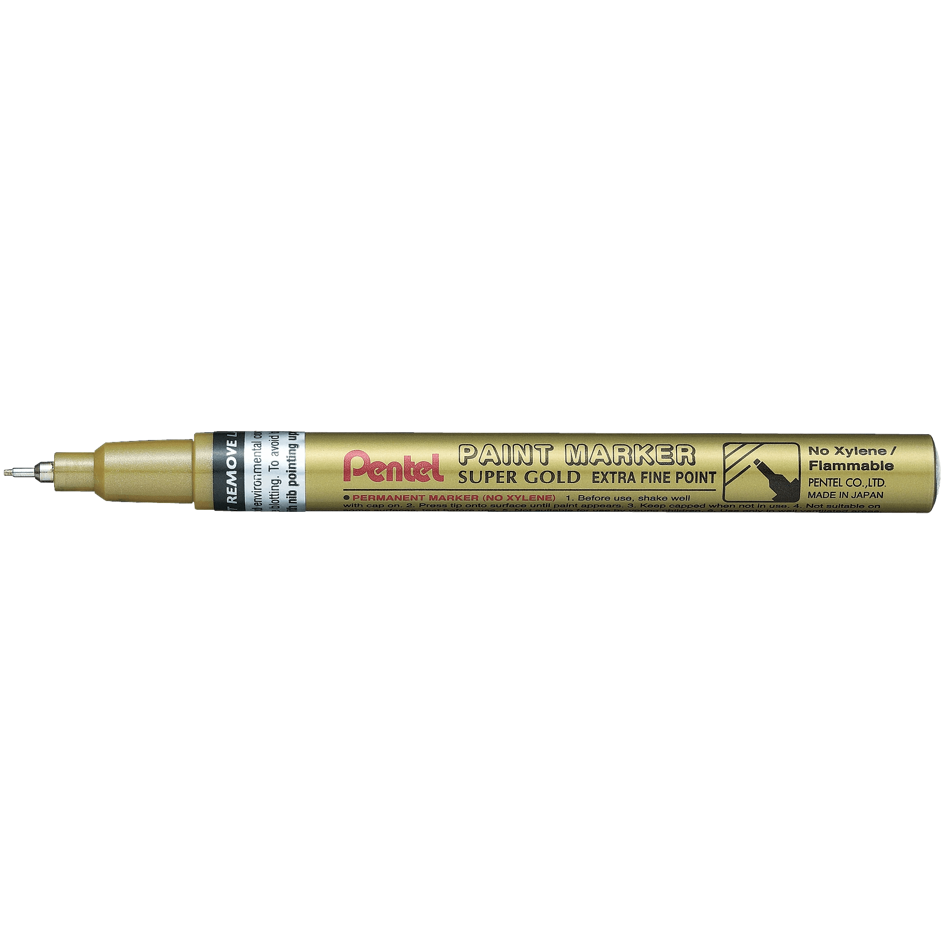 Pentel (Malaysia) Sdn. Bhd. MFP10X Paint Marker, Extra Fine Point GOLD